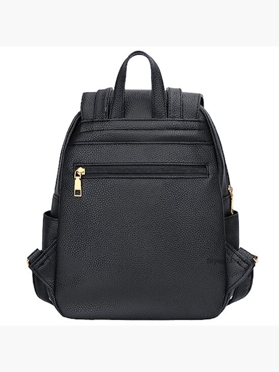 Vegan Leather Fashion Backpack Purse with Pockets Travel Daypack main image 5